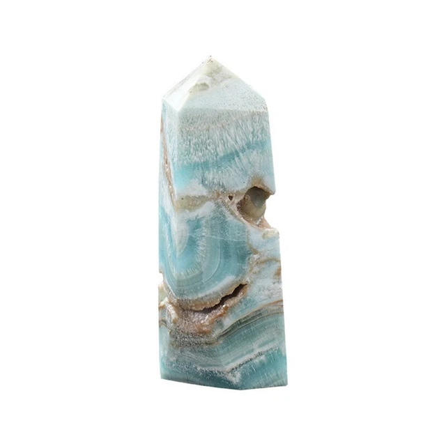 Natural Hemimorphite Crystal Rod, Caribbean Calcite, Tetraedrisc D1A3