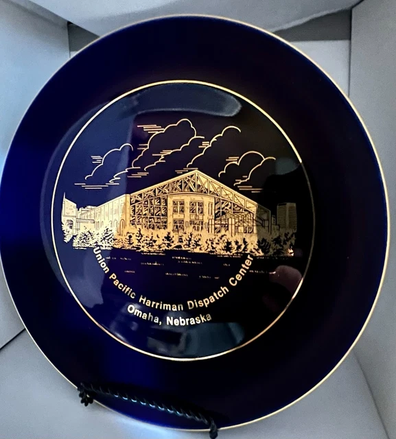 Union Pacific Harriman Dispatch Center Plate Omaha, Nebraska