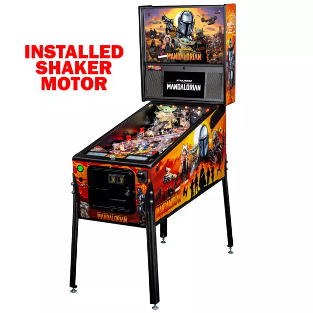 Stern The Mandalorian Star Wars Pro Pinball Machine with Shaker Motor