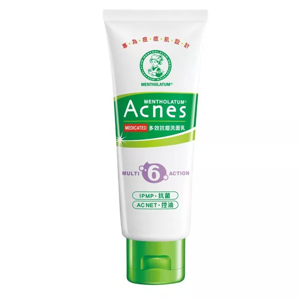 [Mentholatum] Acnes Médicamenteux 6 IN 1 Multi Action Visage Wash Nettoyant 100g