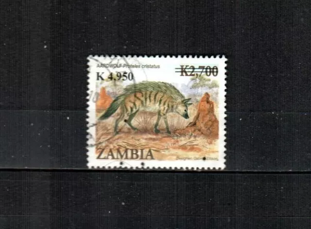 Recargo Aardwolf ZAMBIA Scott's 1114 (1v) en muy buen estado usado (2009) #2