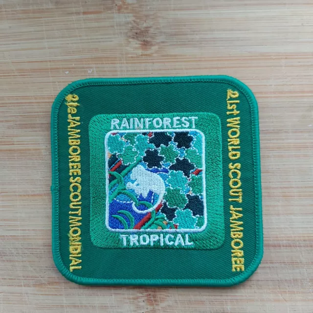 UK Scouting 2007 21st World Scout Jamboree Rainforest Tropical Sub Camp Badge