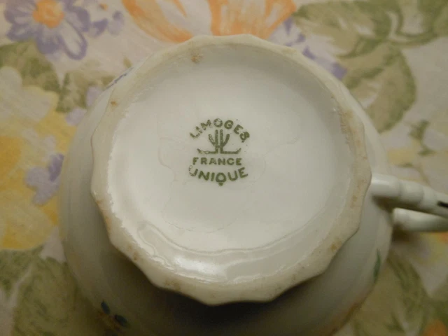 SERVICE CAF Complet En Porcelaine De Limoges FRANCE UNIQUE Ann es 40 