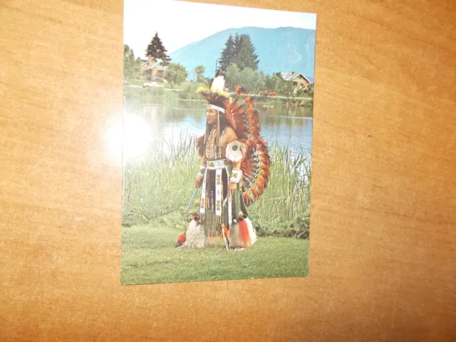 Ak Ernie "Black Feather" / Shuswap-Indianer Aus Calgary / Alberta / Canada / Nf