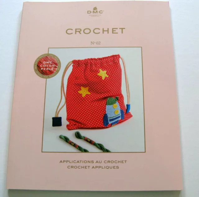 Genuine Dmc Crochet Books For Dmc Perle Cotton - Jewellery, Appliques Or Edgings 3