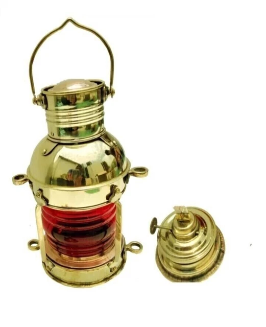 Nautische Metallhafenlaterne Schiffsöllampe Maritime Bootslampe