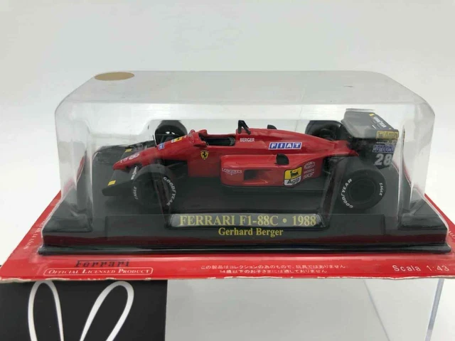 TAMEO 1/43 FERRARI F1 87/88 F1 car Berger Monza winner 1988 damaged EUR