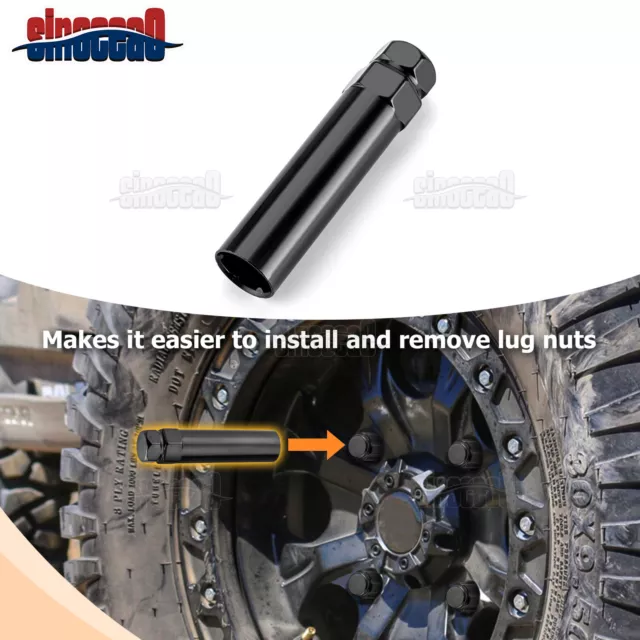 1 New Socket Key fit 6 Spline Tuner 12x1.5 12x1.25 Lug Nut Lock Tool Replacement