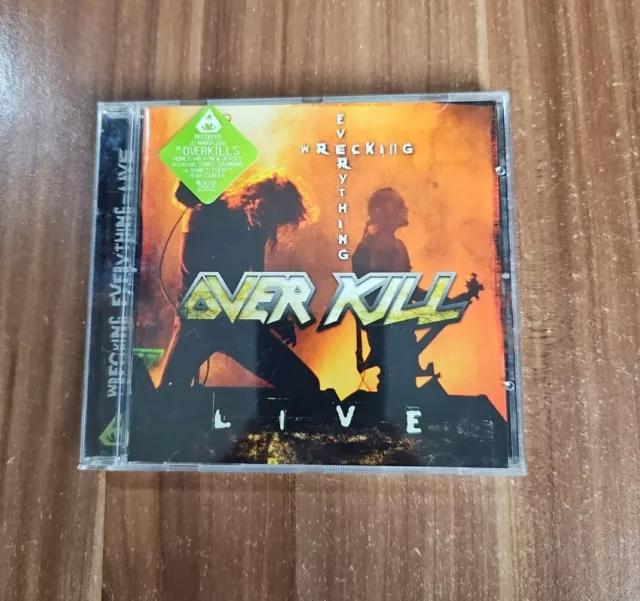 Over Kill - Wrecking Everything - Live (2002) Album Musik CD *** sehr gut ***