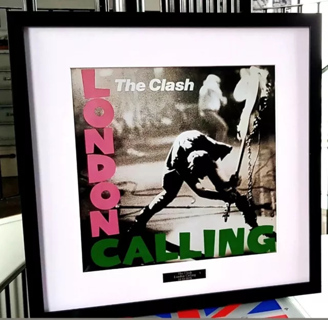 The Clash Framed  Album Cover PRINT-London Calling-Joe Strummer-punk