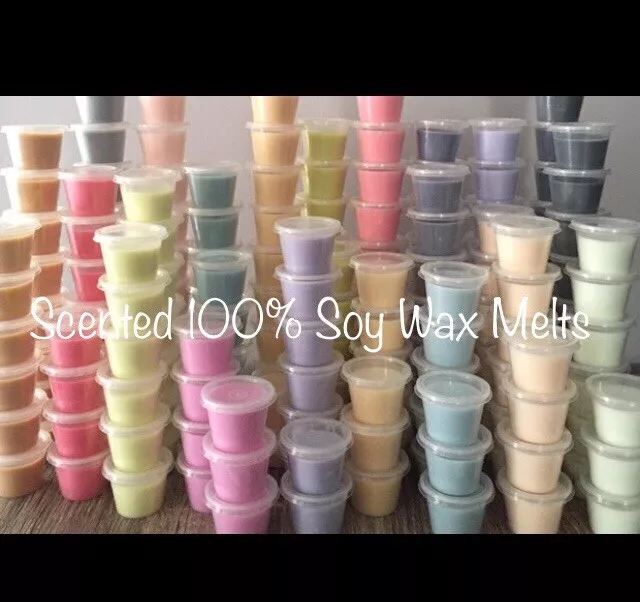 10 Soy Wax Melts  Mixed Bundle Highly Scented Melts 40hrs Burn Time Each