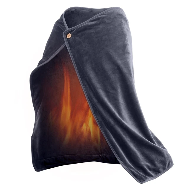 Invierno Chal Calentado USB Cubierta Almohadilla Calentamiento Manta Eléctrica Hogar Cálidas Almohadillas para la Rodilla
