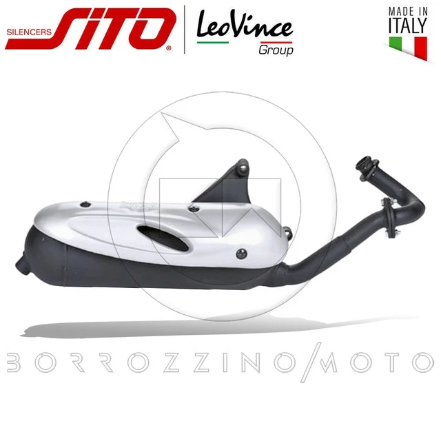 Schalldämpfer Website Plus Typ Original Genehmigt Motor Piaggio 50 2T