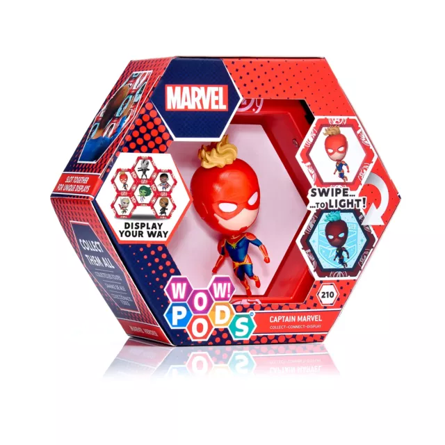 WOW! PODS Marvel Avengers Collection – Captain Marvel Superhero Toys Leuchtende