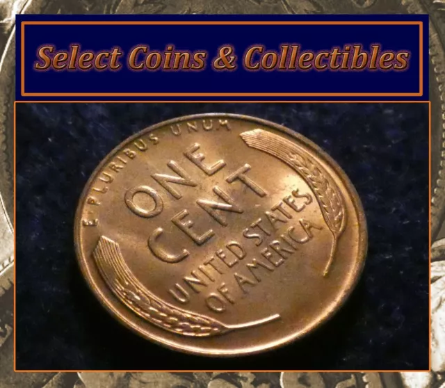 1941-S Lincoln Wheat Cent Obverse & Reverse Die Cracks Uncirculated BU No-623