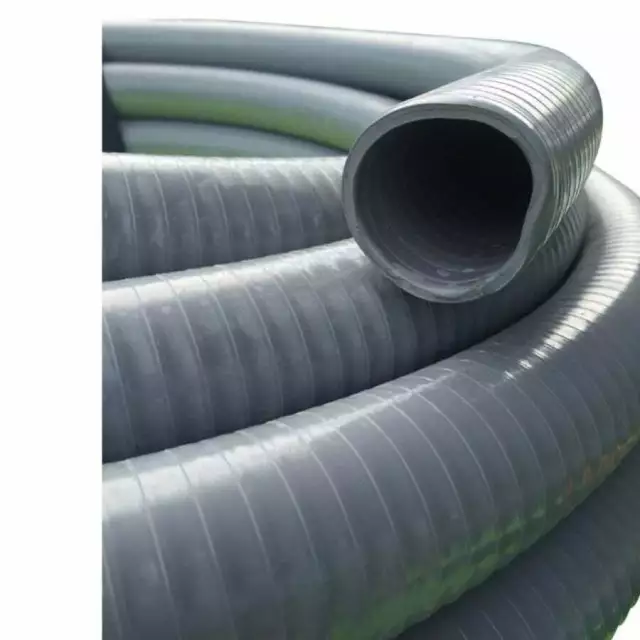 Grey PVC Suction / Airseeder Hose 50mm