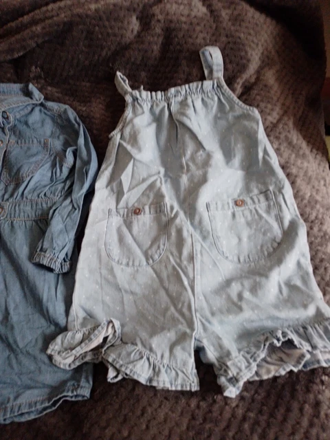 Bundle Girls Denim Dresses Playsuit Outfit Age 3-4/4-5yrs Next George Nutmeg 5
