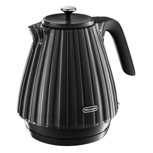 Delonghi Ballerina KBD2001BK Kettle 1.7L Capacity 2000 Watts, Flat Stainless