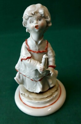 VECCHIA STATUA BAMBINO CHIERICHETTO PORCELLANA CAPODIMONTE GINO PEZZATO AAA77 