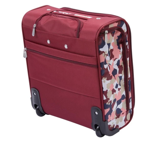 Samantha Brown Underseat Bag - Burgundy Geo Camo New With Tags 7