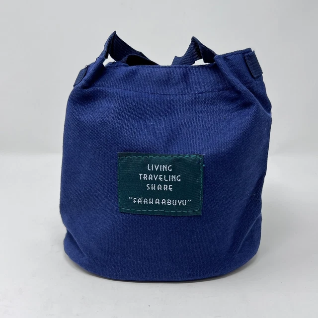 Living Traveling Share Women's Mini Canvas Tote Bag Convertible Crossbody NEW 9