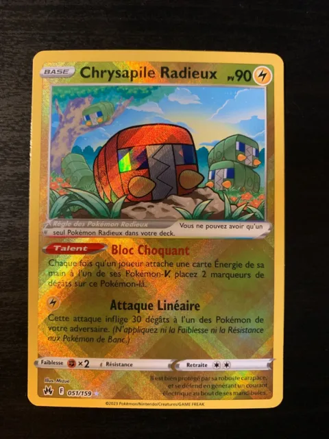 Carte Pokémon Chrysapile Radieux 051/159 EB12.5 Zenith Suprême FR NEUF