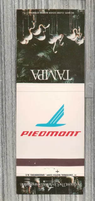 Matchbook Cover-Piedmont The Up and Coming Airlines-9815