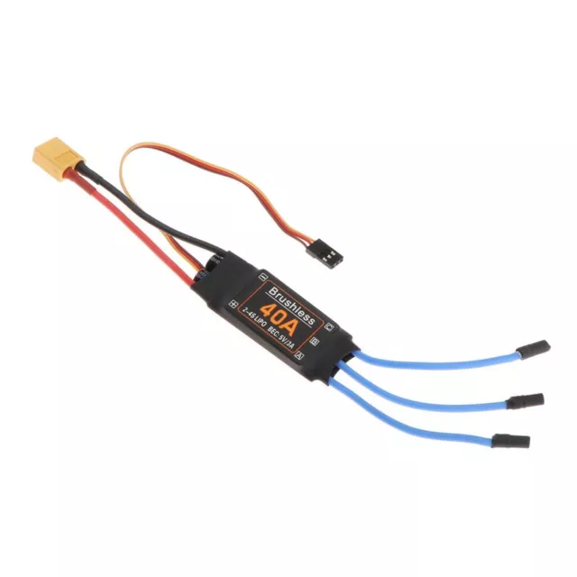 RC FPV Brushless ESC 40A XT60 Speed Controller Motor Plug Air planes Toys