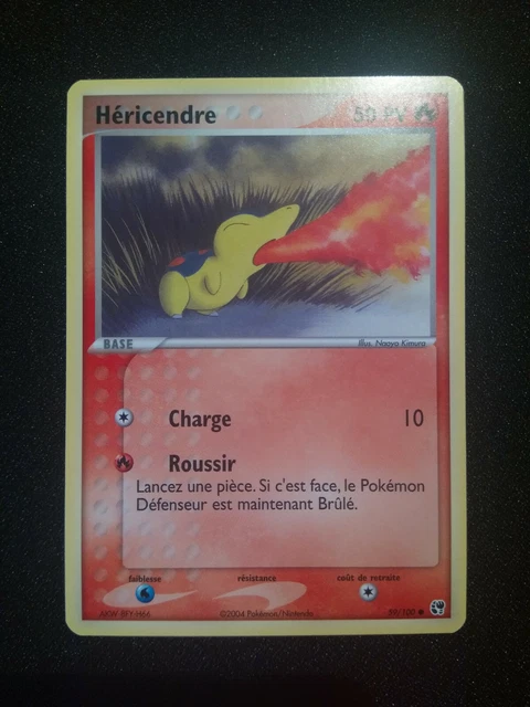 Héricendre 59/100 Commune Ex Tempête de Sable FR carte Pokémon NM