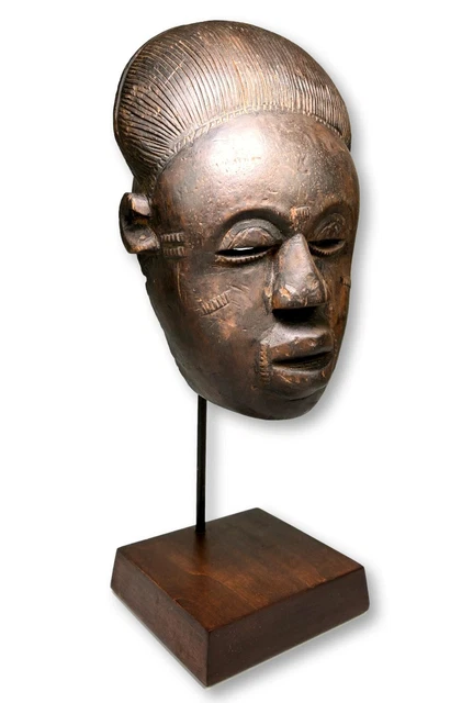 A Baule Portrait Mask,  African Mask