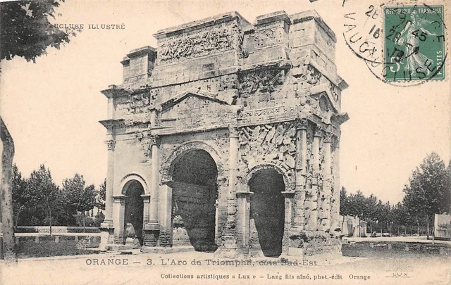 ORANGE - L' Arc de Triomphe côté sud est