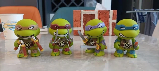 4 Pcs Teenage Mutant Ninja Turtles Mini Action Figures TMNT Collection Toy Gift