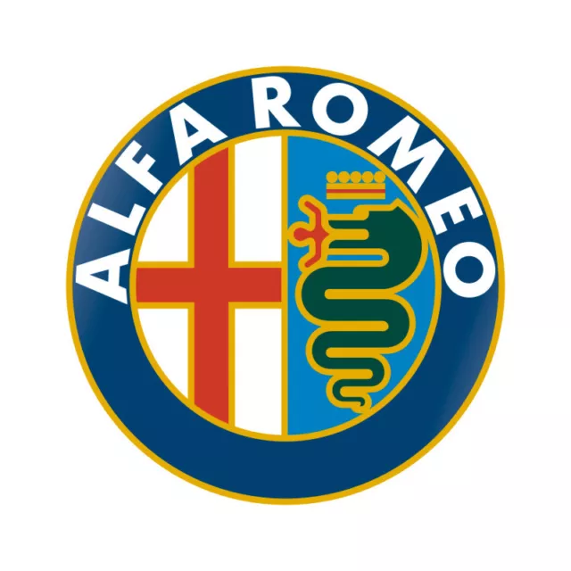 Sticker plastifié ALFA ROMEO LOGO - 6cm x 6cm