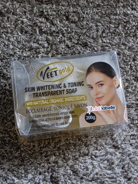 Savon Blanchissant VEETGOLD à L'Alpha Arbutin – Anti-Acné Et Anti-Taches – Corps