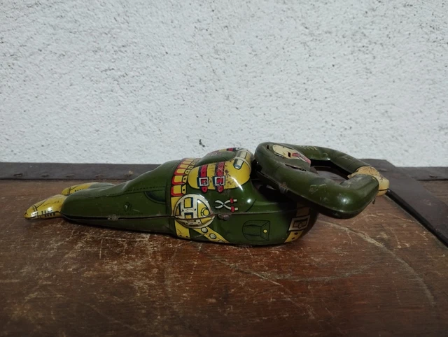 Ancien Petit Soldat Jouet Tôle Et Étoffe - Marionnette Vintage France