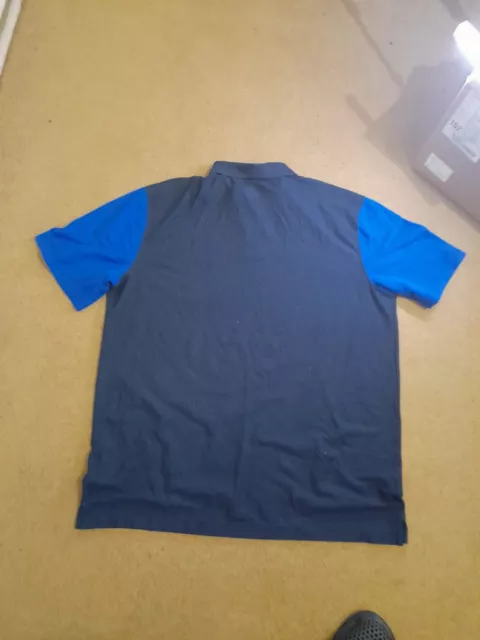 CARHARTT K87 POLO Tshirt Relaxed Fit Short Sleeve Blue Force Large £19. ...