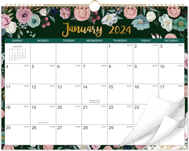2024 CALENDAR Jan. 2024 Dec. 2024, 2024 Wall Calendar, 12Month