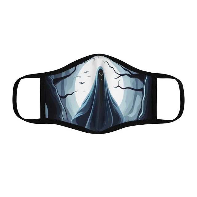 Fitted  Ghost Polyester Face Mask