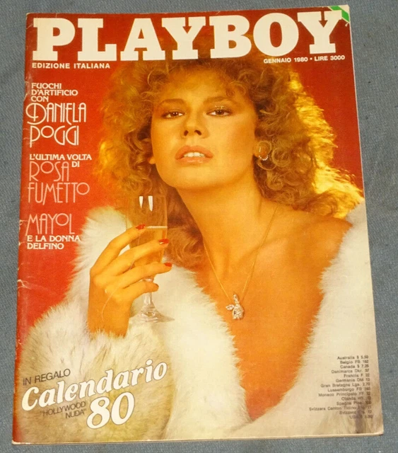PLAYBOY DANIELA POGGI Gennaio 1980 Con Poster EUR 10,00 PicClick FR