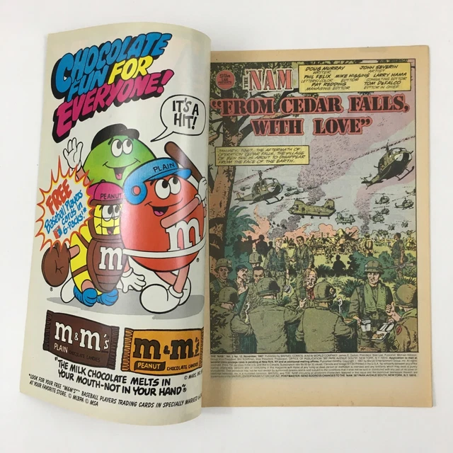 The 'Nam #12 Marvel 1987 Military Vietnam War First Print Copper Age Comic Book 2