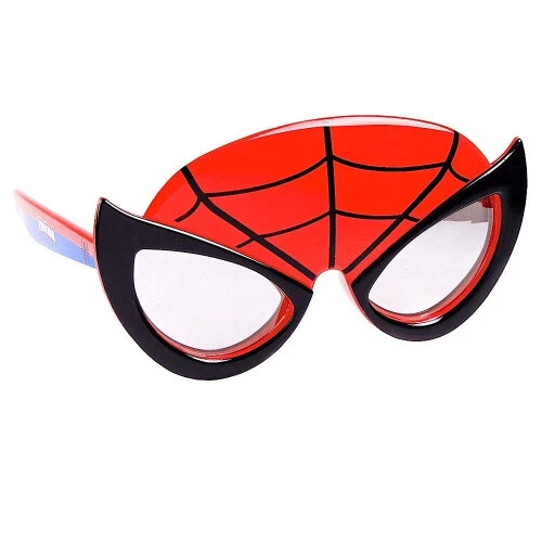 Sunstaches Marvel Spiderman Character Sunglasses, Party Favours, UV400