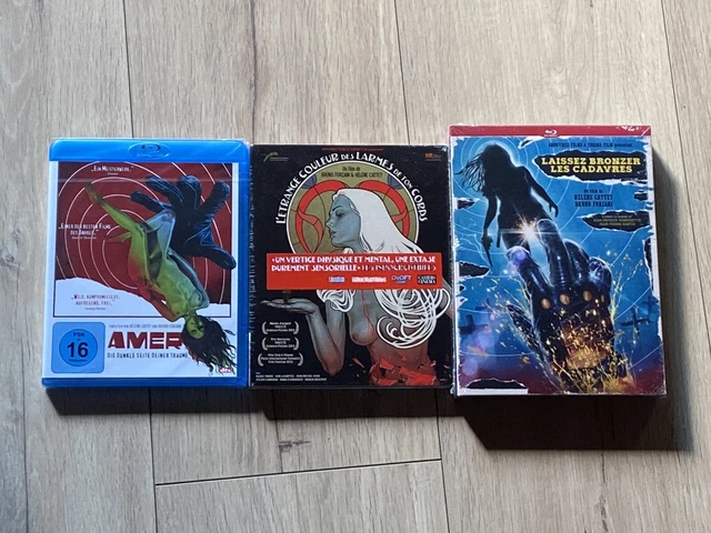 LOT 3 BLU-RAY / Amer L’étrange couleur des larmes Laissez bronzer les cadavres