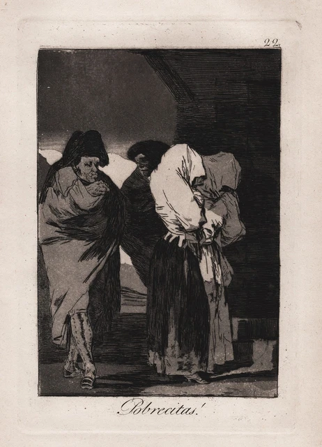 Gravure Originale Francisco De Goya - Los Caprichos, Planche 33 - Édition 1881-1886