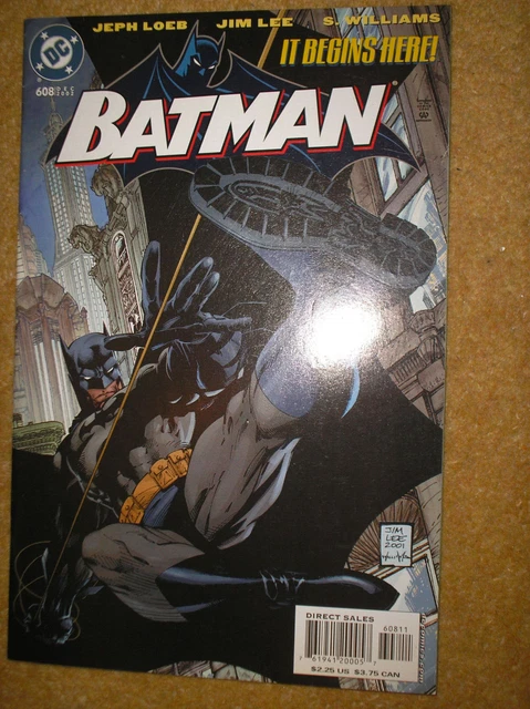 Batman # 608 Hush Poison Ivy Catwoman Jeph Loeb Jim Lee $2.25 2002 Dc Comic Bk