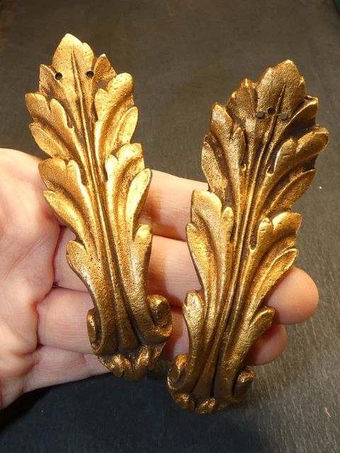 ANCIEN GRAND CROCHET D'embrasse En Bronze Style Louis XV EUR 15,00