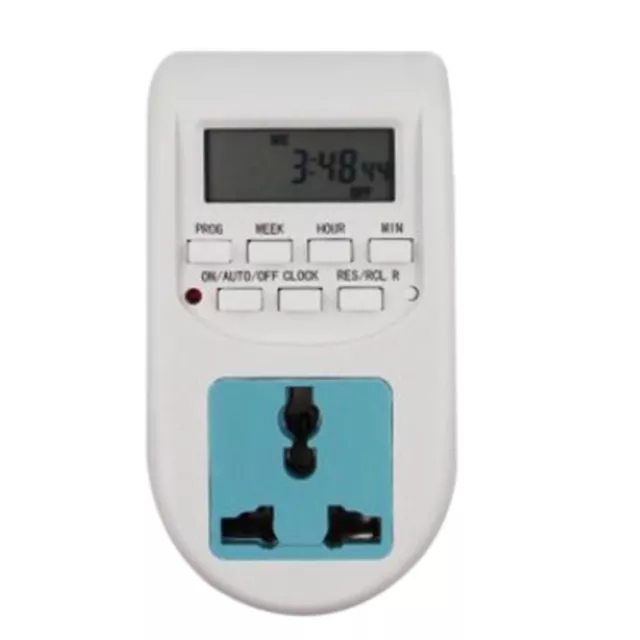 UK Plug 220-240V Multi Functional LCD Digital Timer Socket Timing Outlet UK