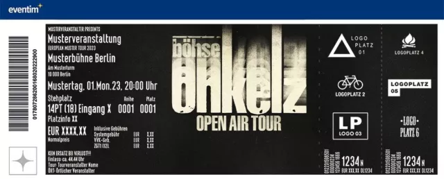 2 Böhse Onkelz Tickets für den 24.08 in Dresden