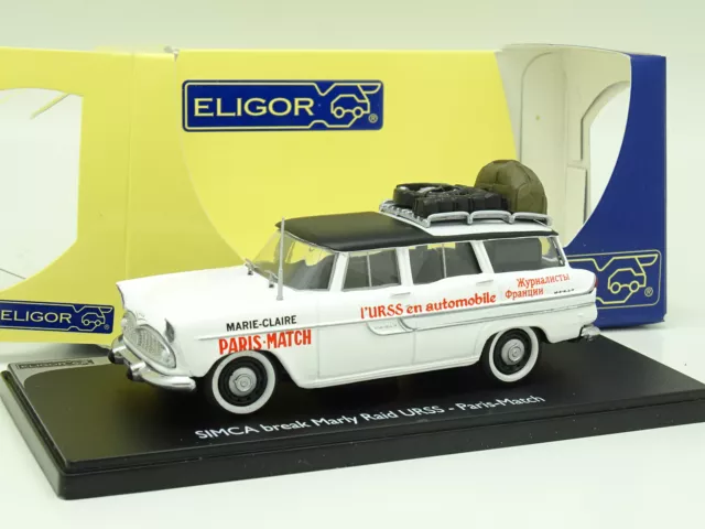 Eligor 1/43 - Simca Break Marly Raid URSS - Paris Match