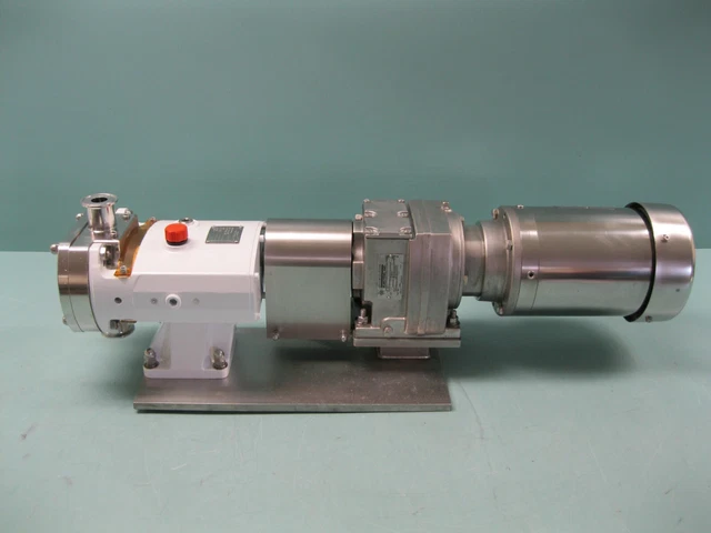 1" Alfa Laval SX2/013 Sanitary SS Rotary Lobe Pump 2 HP Motor I99