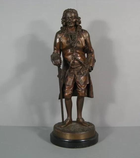 Voltaire Sculpture Bronze Ancien Fondeur Susse Frères
